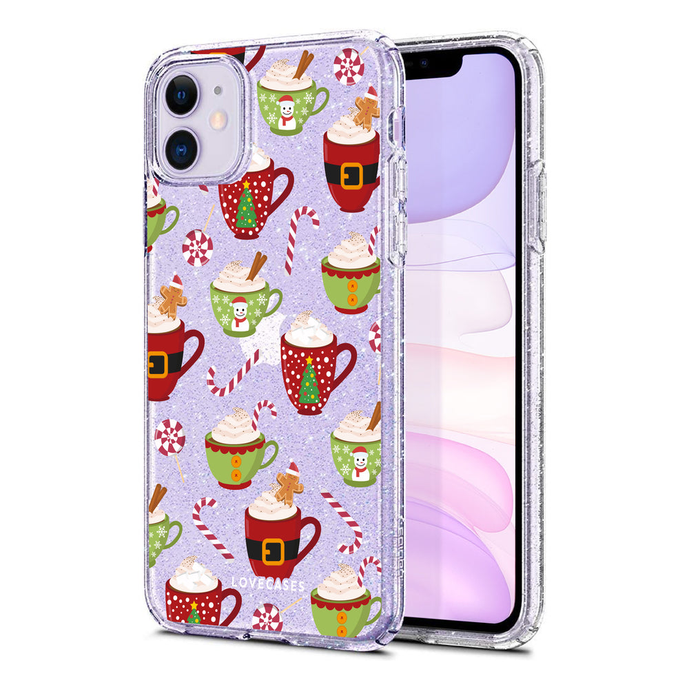 
            
                Load image into Gallery viewer, Hot Chocolate Glitter Phone Case
            
        