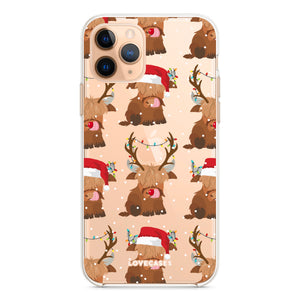 Ruby & Rory the Christmas Baby Highland Cows Phone Case