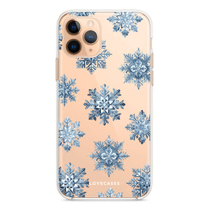 Blue Snowflakes Phone Case