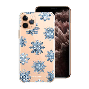 Blue Snowflakes Phone Case