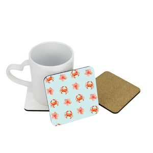 Tropic Crabs Square Coaster