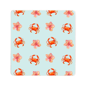 Tropic Crabs Square Coaster