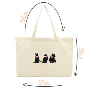 Coquette Black Cats Tote