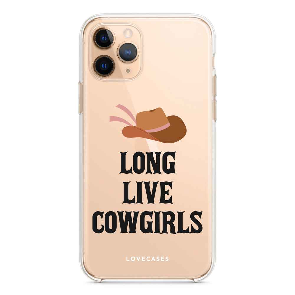 Black Long Live Cowgirls Phone Case – LoveCases Black Long Live Cowgirls Phone Case – LoveCases