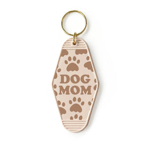 Dog Mom Motel Keyring