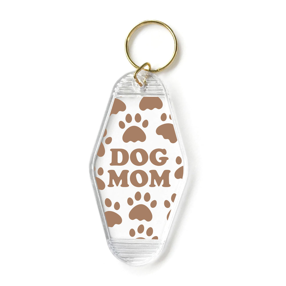 Dog Mom Motel Keyring