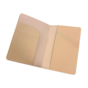 Personalised Pet Photo Beige Passport Cover