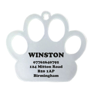 Paw Dog Tag