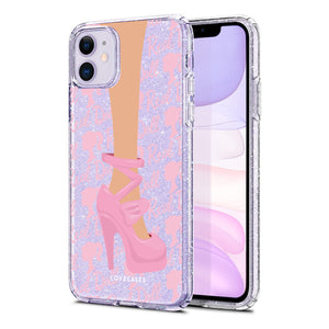 
            
                Load image into Gallery viewer, Doll Shoe Glitter Phone Case
            
        