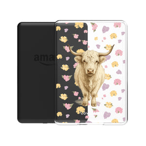 Flora Moo the Highland Cow Kindle Case