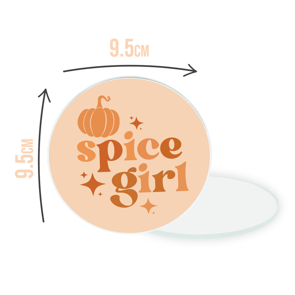 Spice Girl Circle Coaster
