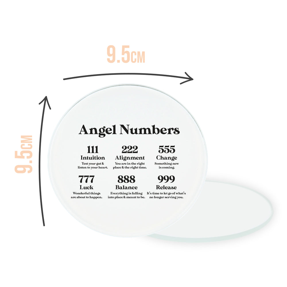 
            
                Load image into Gallery viewer, Angel Numbers Circle Coaster
            
        