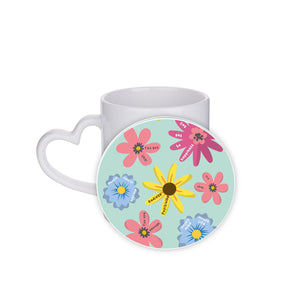 __Lifeis_beautiful__ x LoveCases Positive Floral Circle Coaster