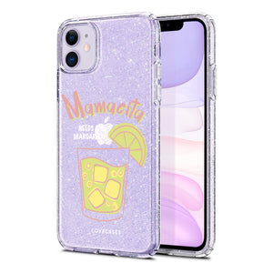 Mamacita Needs a Margarita Glitter Phone Case