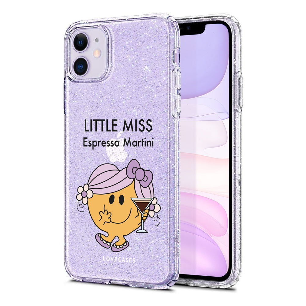 Little Miss Espresso Martini Glitter Phone Case