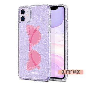 Pink Heart Sunglasses Phone Case