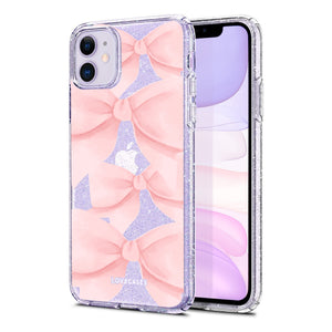 Soft Bows Glitter Phone Case