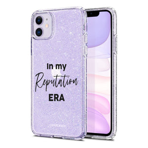 Personalised Black In My Era Glitter Phone Case