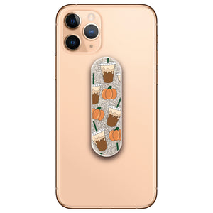 Caramel Macchiato Glitter Phone Loop