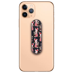 Christmas Piglet Glitter Phone Loop
