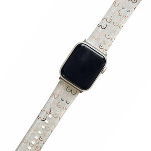 You're The Breast - Clear Glitter Smartwatch Strap