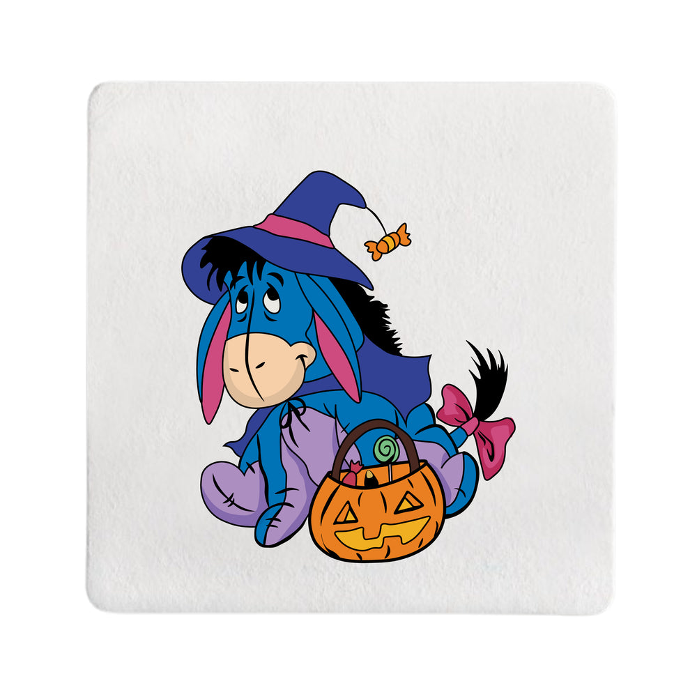 Witchy Eeyore Square Coaster