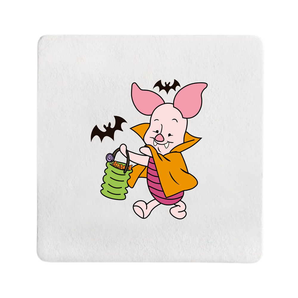 Piglet the Vampurr Square Coaster