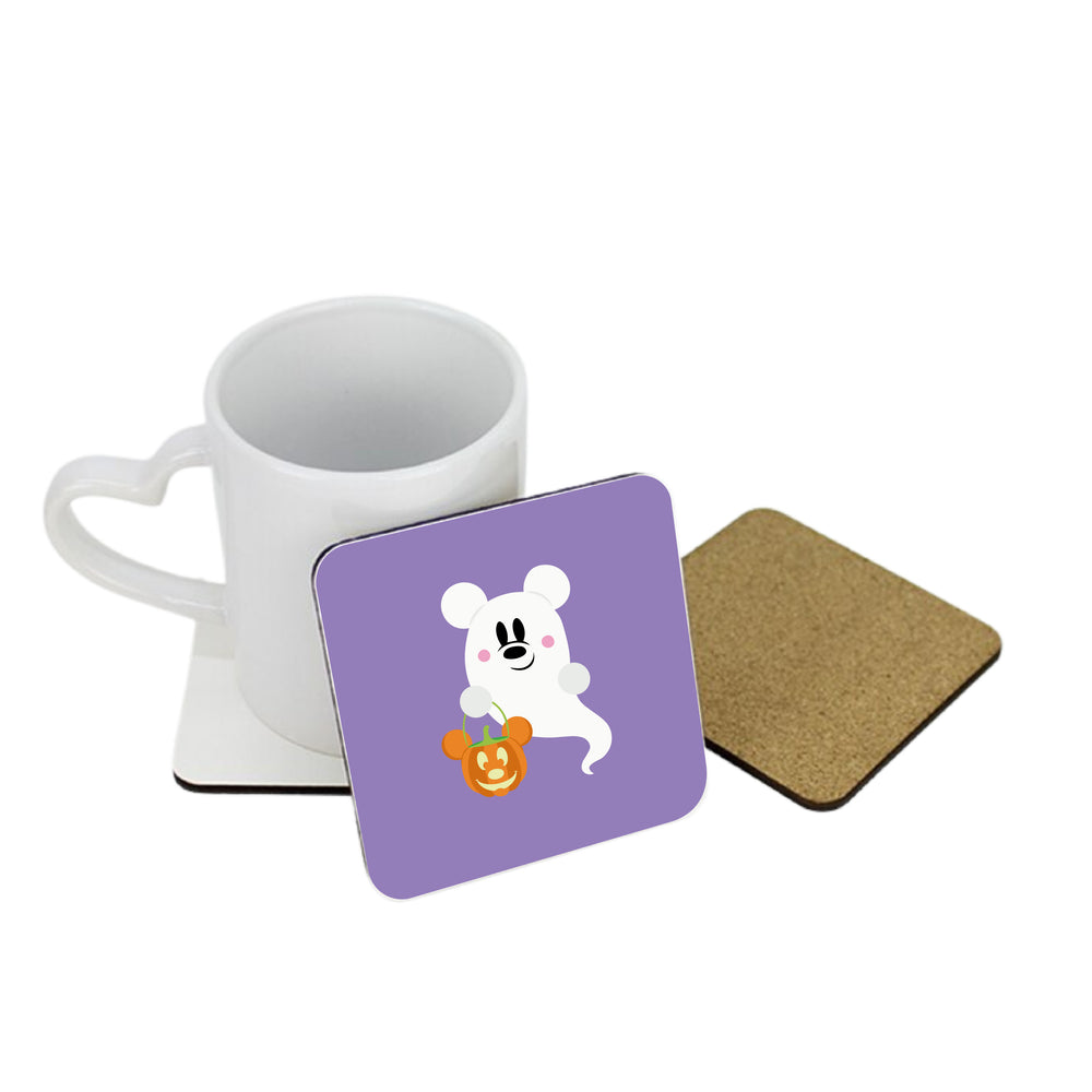 Ghoulish Mickey Square Coaster