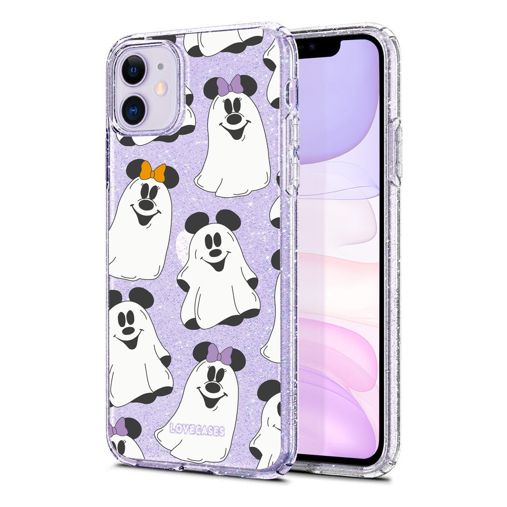 Haunted House Mouse Glitter Phone Case