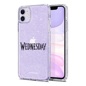 Wednesday Glitter Phone Case