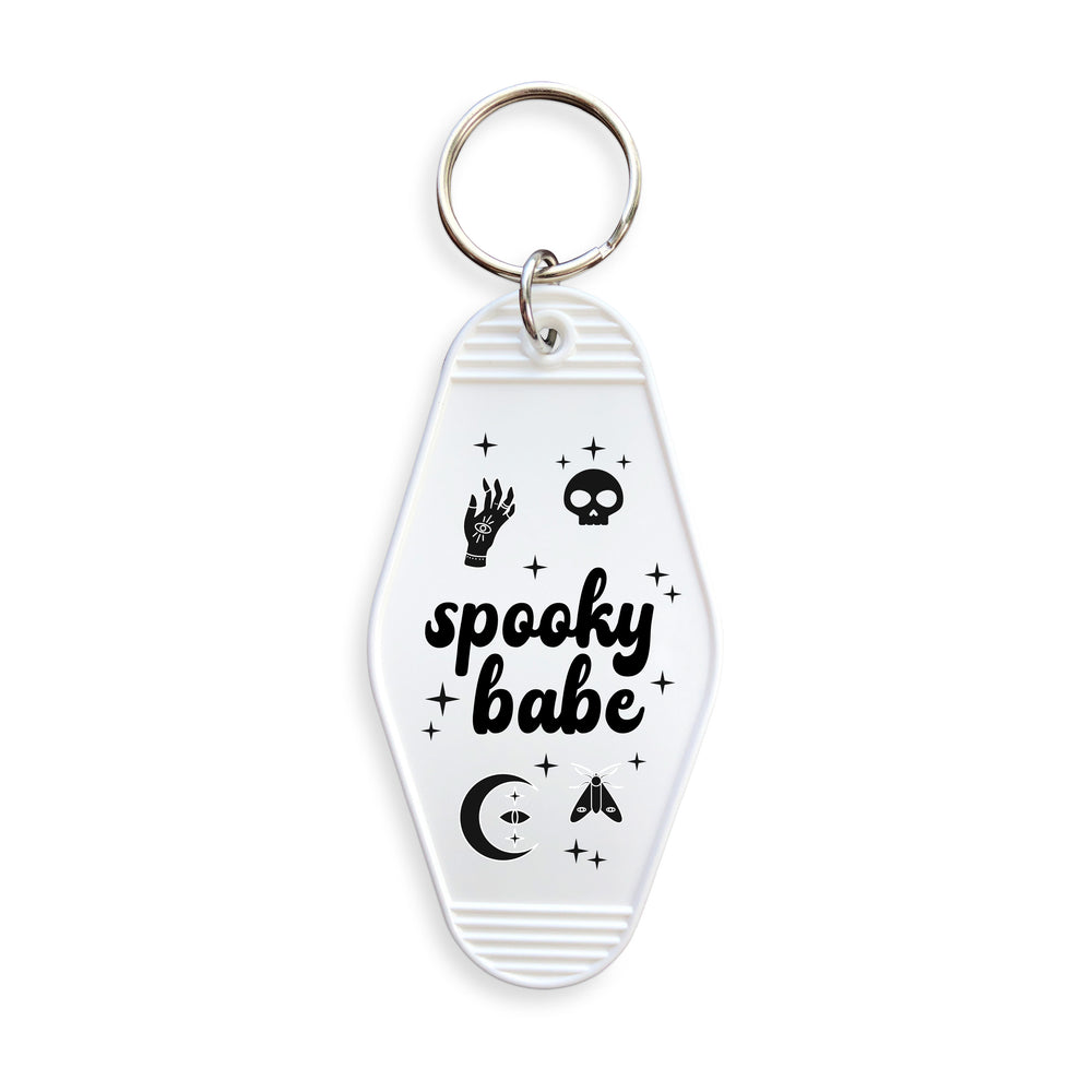 Spooky Babe Motel Keyring