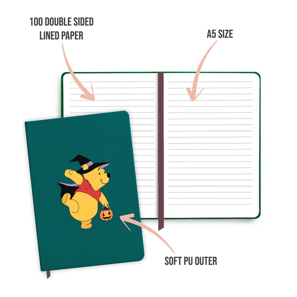 
            
                Load image into Gallery viewer, Winnie the Boo Teal Notebook
            
        