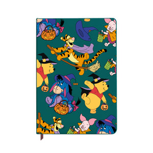 Halloween Winnie & Friends Teal Notebook