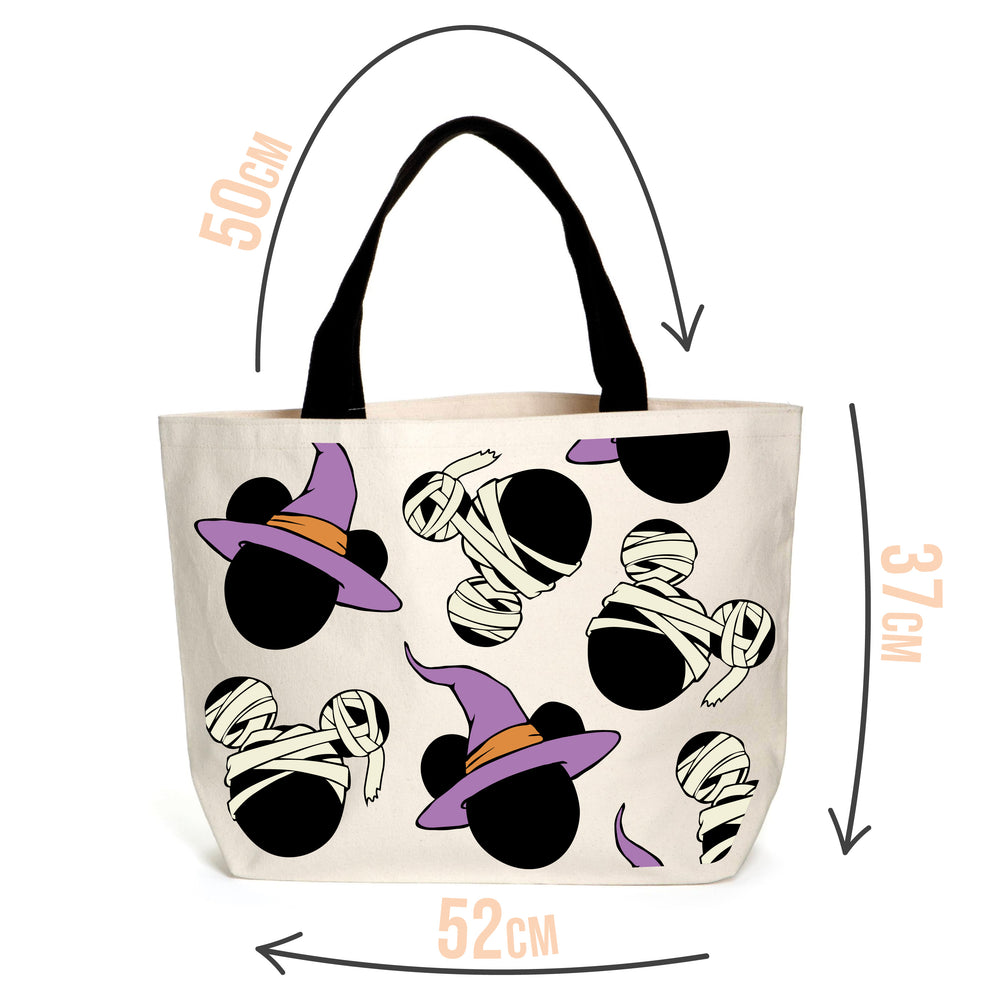 
            
                Load image into Gallery viewer, Franken-Mickey &amp;amp; Witchy Minnie Tote
            
        