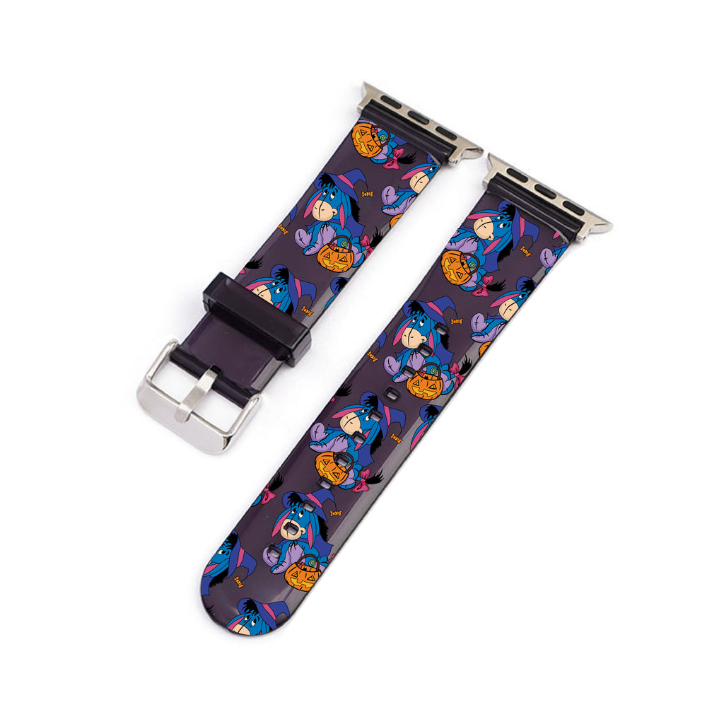 
            
                Load image into Gallery viewer, Witchy Eeyore Black Smartwatch Strap
            
        