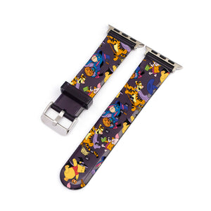 Halloween Winnie & Friends Black Smartwatch Strap