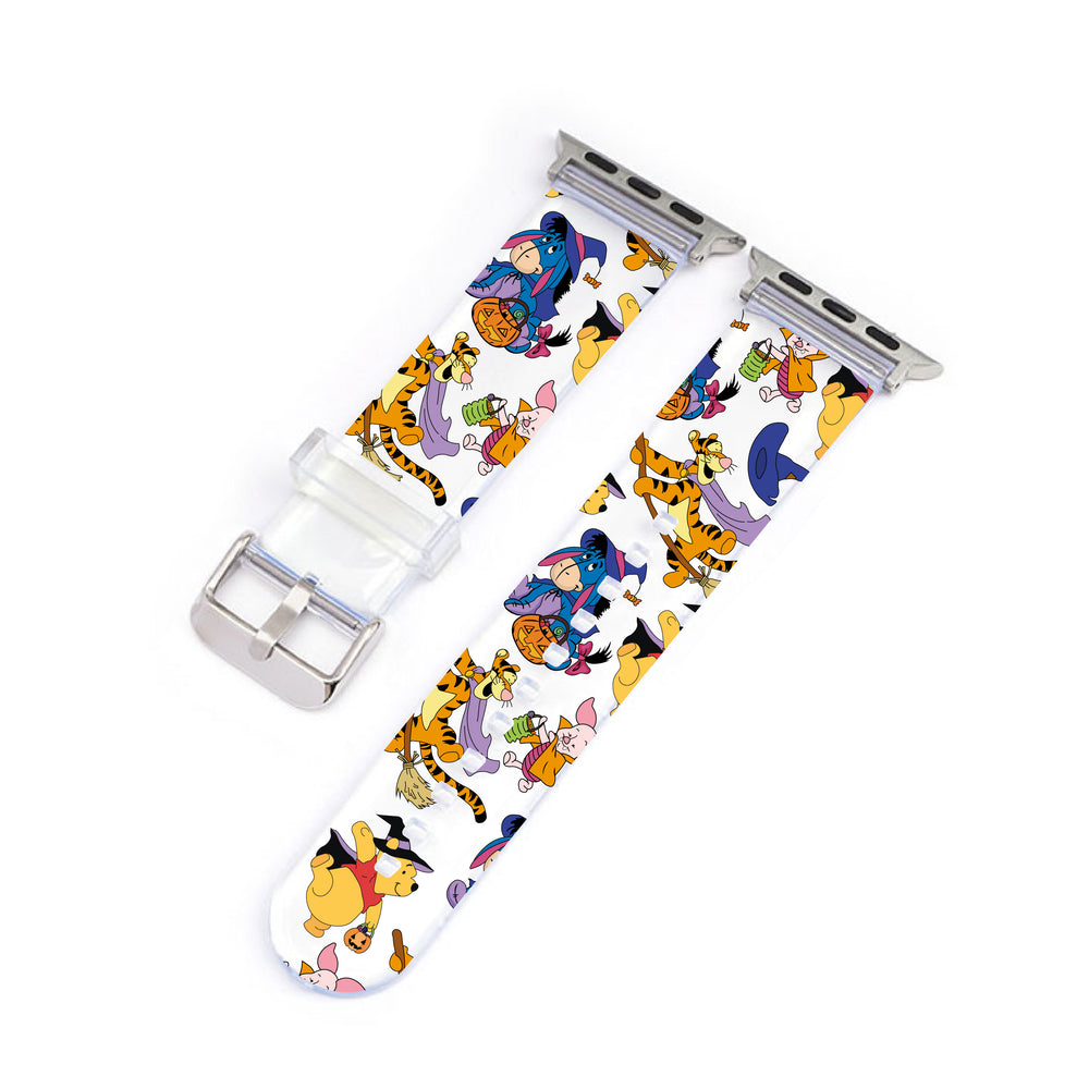 Halloween Winnie & Friends Clear Smartwatch Strap