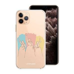 Black Schuyler Sisters Phone Case