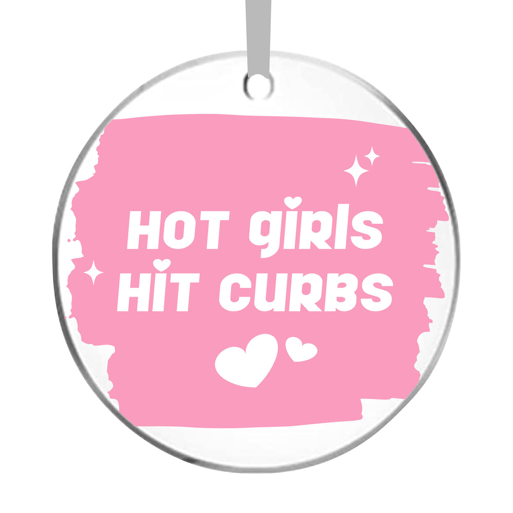 Hot Girls Hit Curbs Hanging Car Accessory