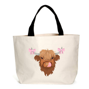 Bonnie the Highland Cow Tote