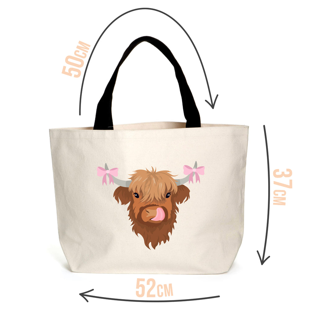 Bonnie the Highland Cow Tote