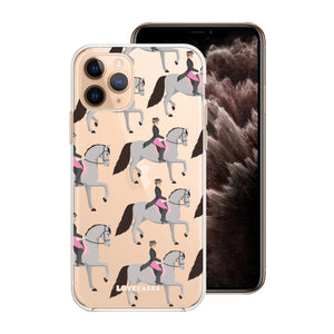 Pink Horse Girl Phone Case