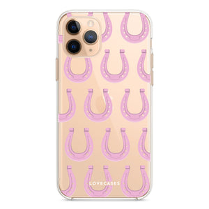 Pink Horseshoe Pattern Phone Case