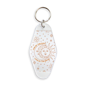 Live By The Sun Motel Keyring