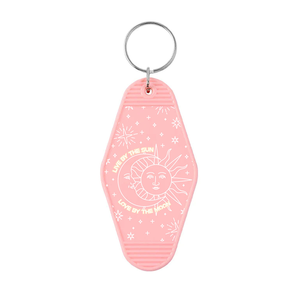 Live By The Sun Motel Keyring