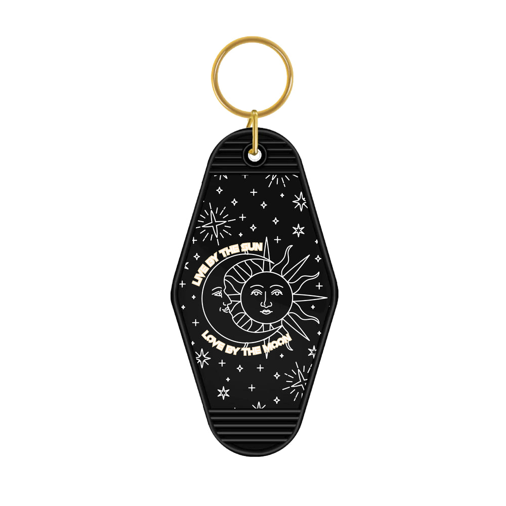 Live By The Sun Motel Keyring