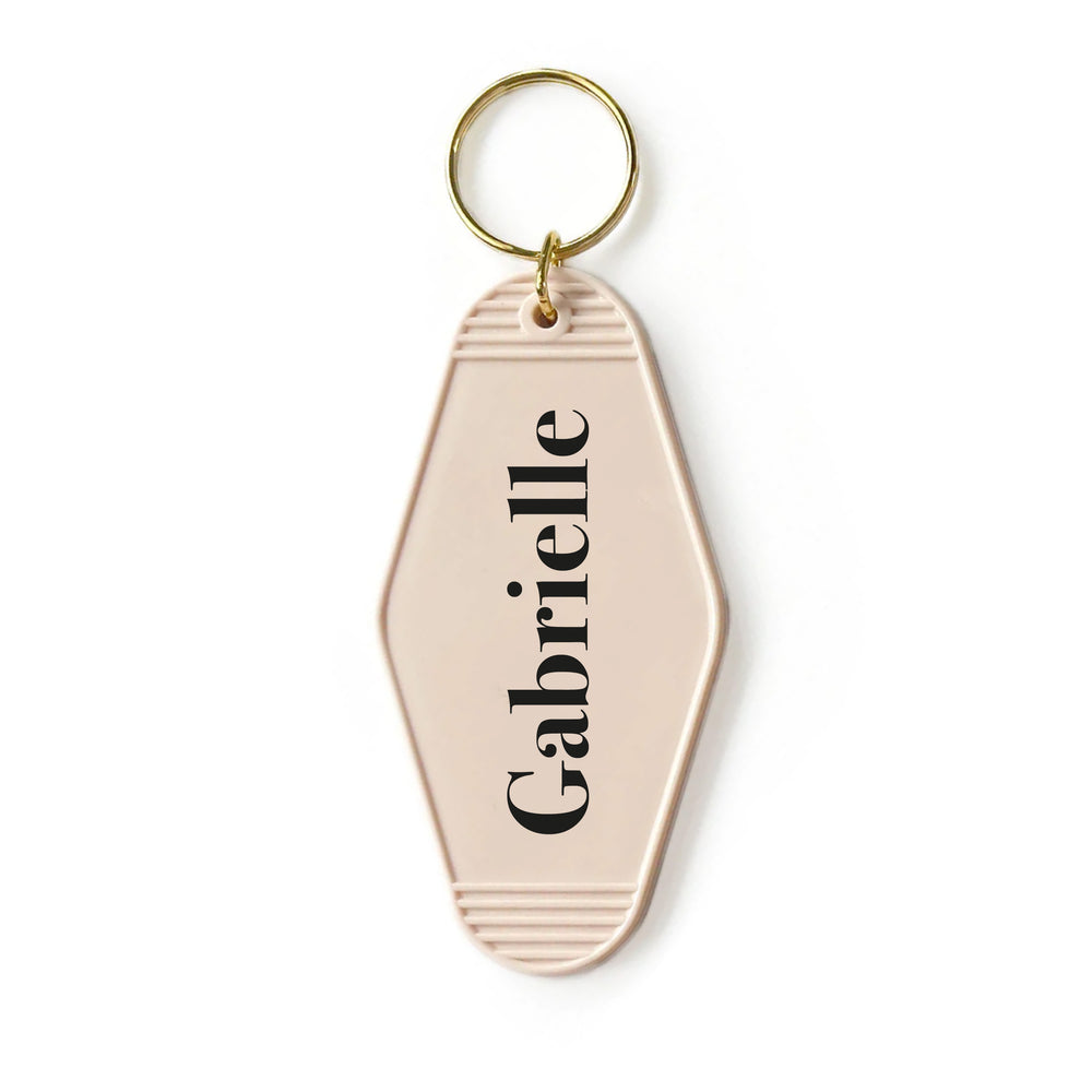 
            
                Load image into Gallery viewer, Personalised Name Motel Keyring
            
        