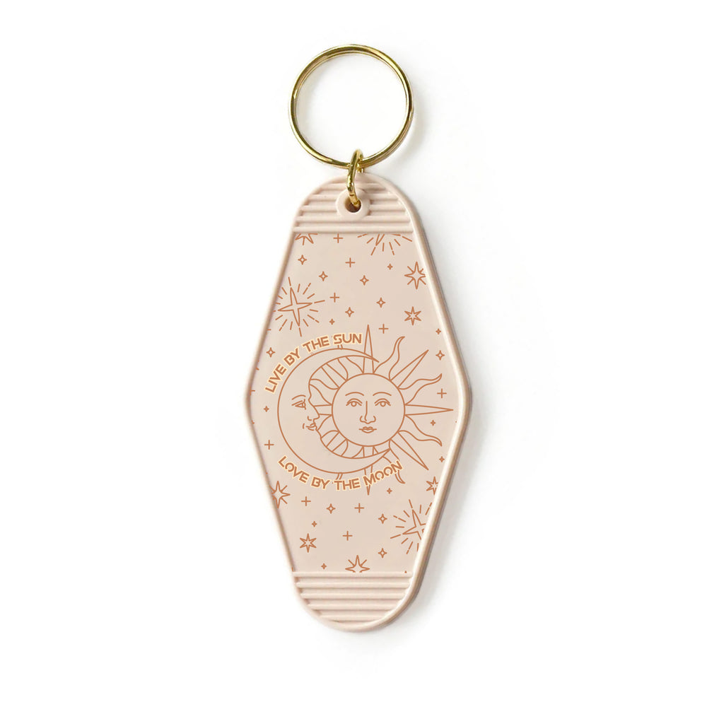 Live By The Sun Motel Keyring