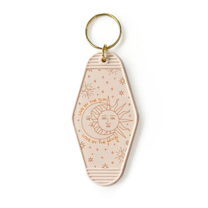 Live By The Sun Motel Keyring