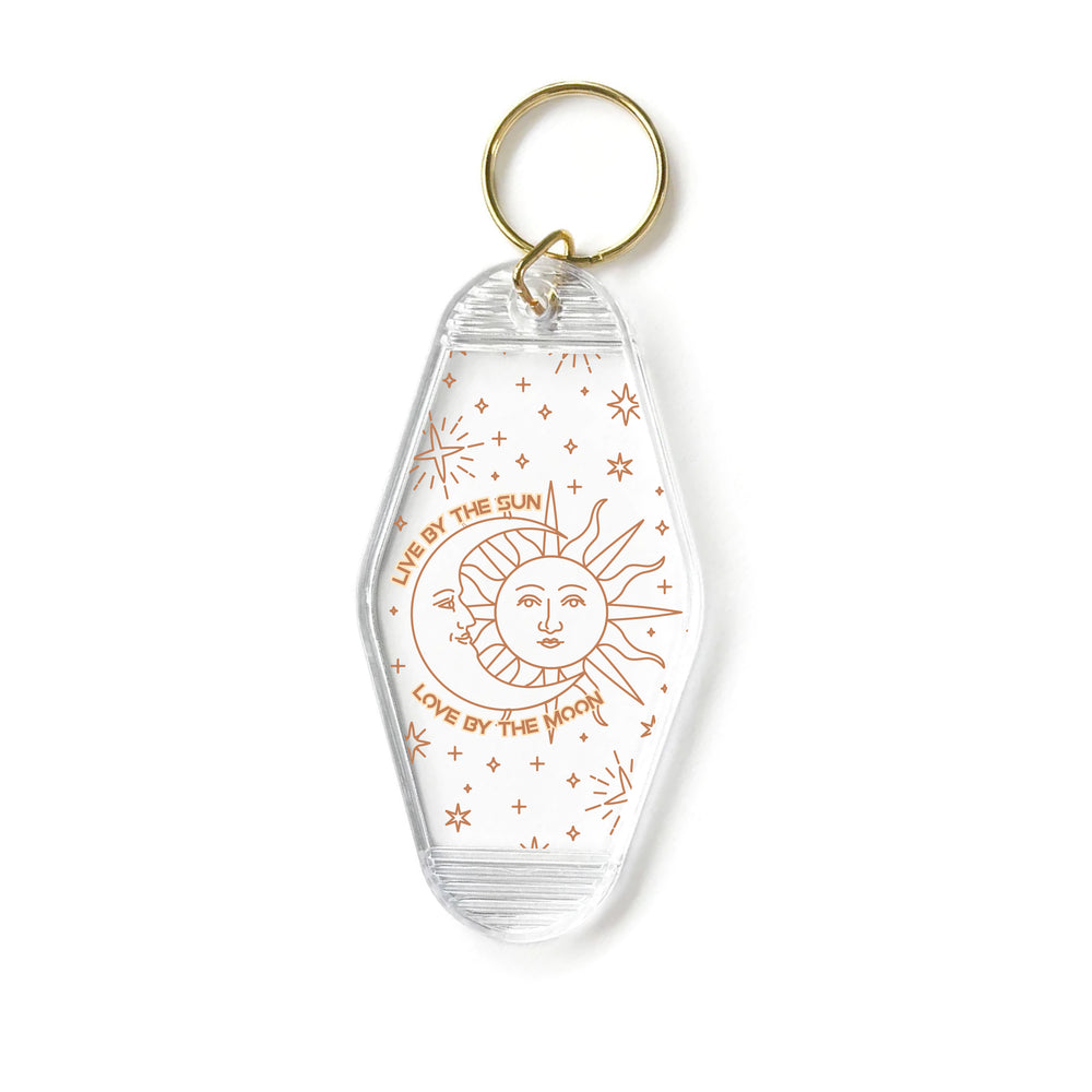 Live By The Sun Motel Keyring